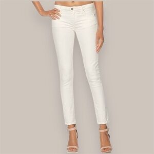 IRO Jarod skinny straight leg ivory jeans, size 26